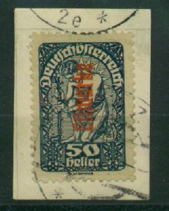 "Eilmarke" on Austrian stamps (Graz issue)