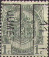 1 c grey, precancelled 'JUMET', no ornaments