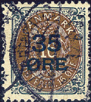 '35 ORE' on 16 o grey and brown