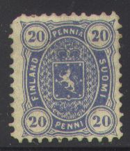 20 p blue