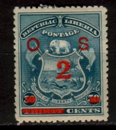 'OS' overprint (on service)