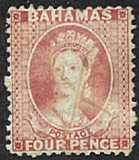 6 p lilac, with pen cancellation (fiscally used)