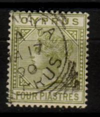 4 pi olive with typical Cyprus cancel