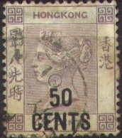 '50 CENTS' + Chinese text on 48 c lilac