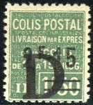 'D' overprint