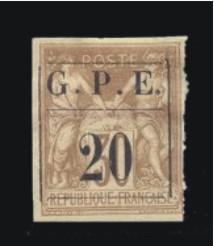 '20' on 30 c brown