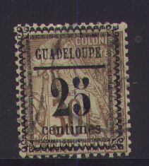 '25' on 30 c brown