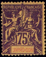 75 c with inverted 'INDOCHINE', image obtained from http://www.sandafayre.com