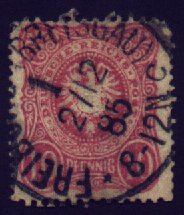 10 pfennig red