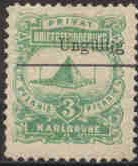 With overprint 'Ungultig'