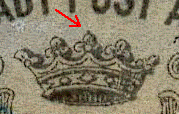 1: dot above crown