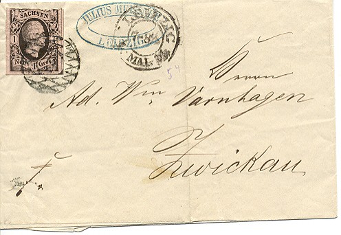 Envelope with stamp