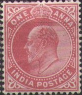 1 a red 'POSTAGE'