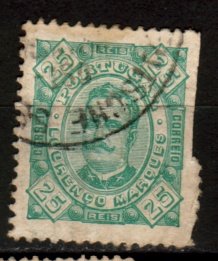 25 r green, note the cancel 'DEUTSCHE SEEPOST' (german maritime post)