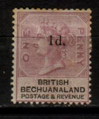 '1 d.' on 1 p lilac