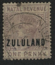 1 p lilac (fiscal stamp of Natal)