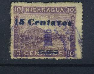 '15 centavos' on 10 c lilac