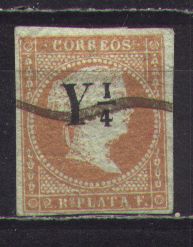 Forged overprint on genuine stamp!