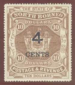 '4 CENTS' on 10 dollars brown