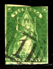 1 p green