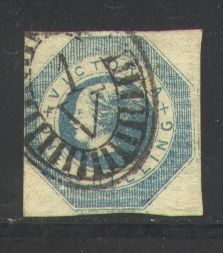 1 Sh blue, imperforated