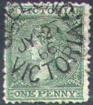 1 p green, typical cancel